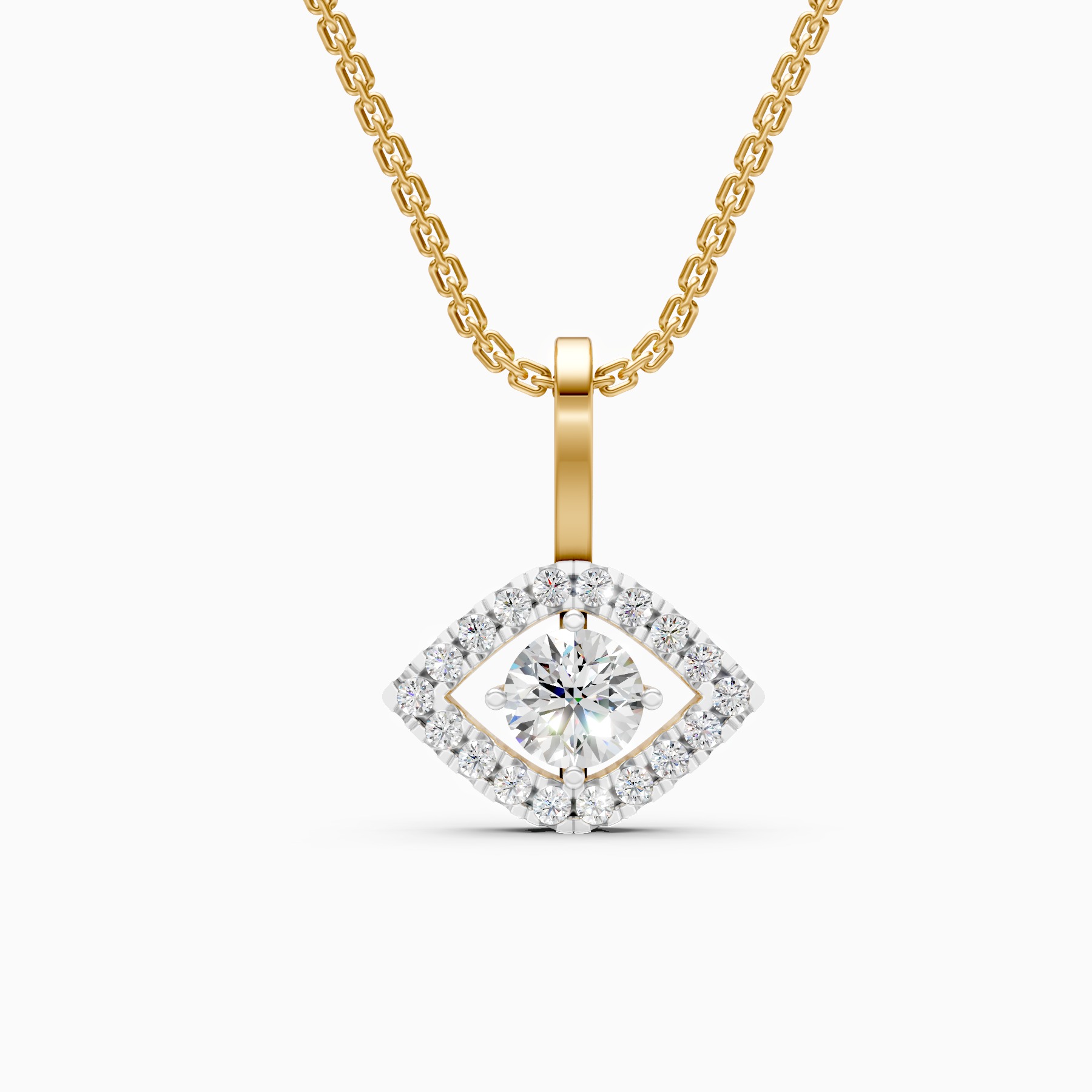 Twinkle Eye Lab Grown Diamond Pendant